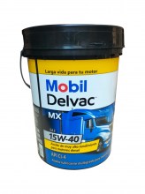MOBIL DelvaMX Aceite lubricante Super SAE 15W-40 5 galones